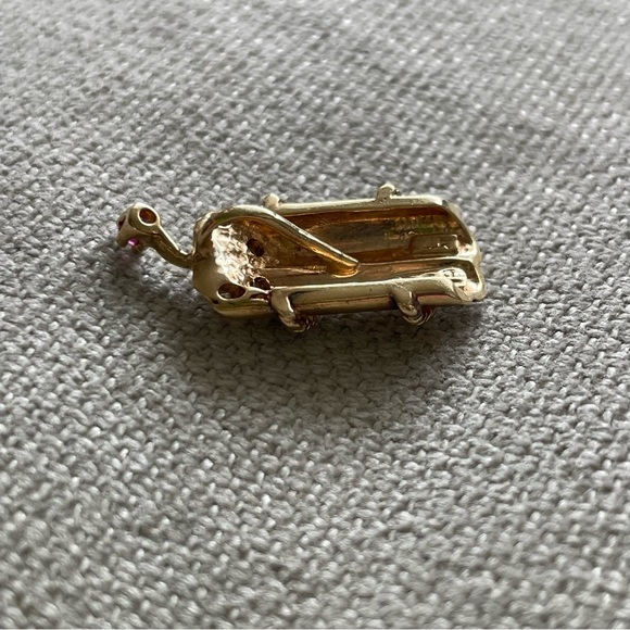 Retro🧨14K Gold🧨Diamond and Ruby Charm Pendant - Picture 12 of 12